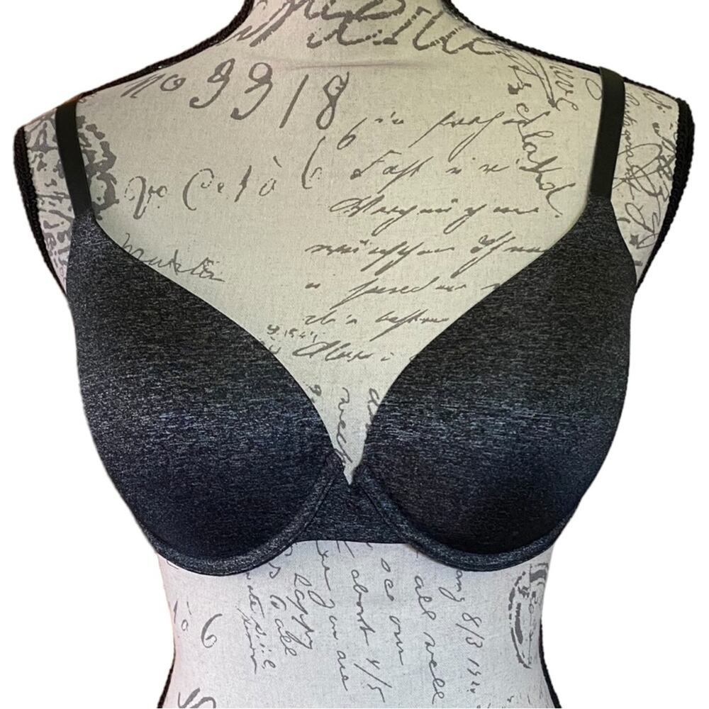 Victoria’s Secret Black Uplift Semi Demi Bra Size 32DD